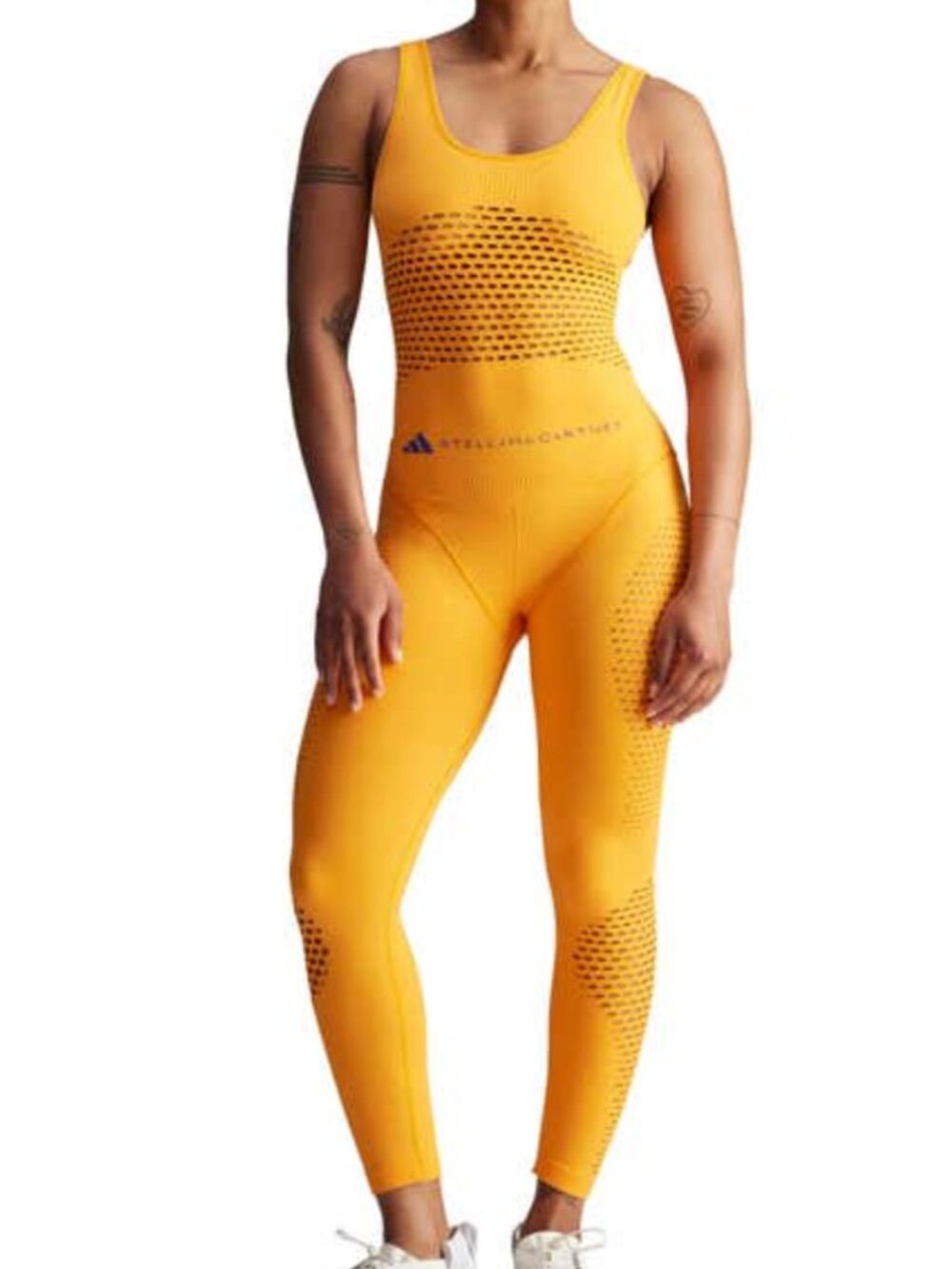 Adidas by Stella McCartney Yellow Seamless Jumpsuit